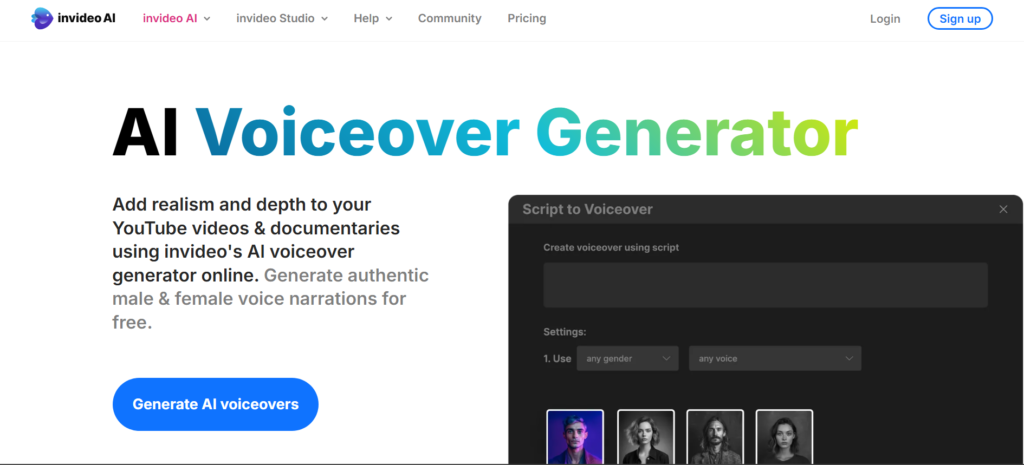 AI Voiceover Generator